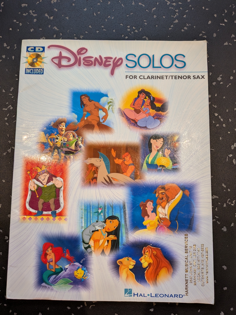 Disney Solos for Clarinet/Tenor Sax